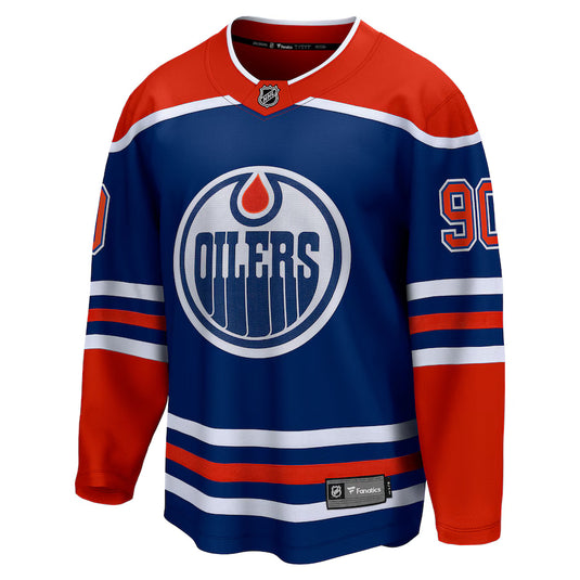 Corey Perry Edmonton Oilers NHL Fanatics Breakaway Royal Home Jersey