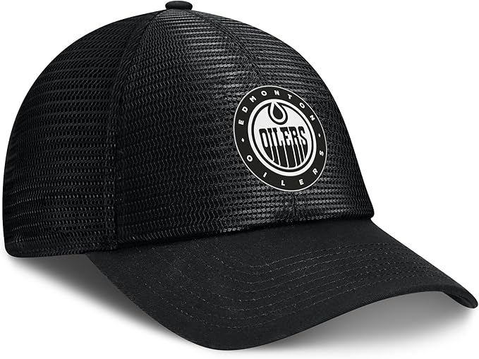 Load image into Gallery viewer, Edmonton Oilers NHL Sin Bin Mesh Adjustable Trucker Cap
