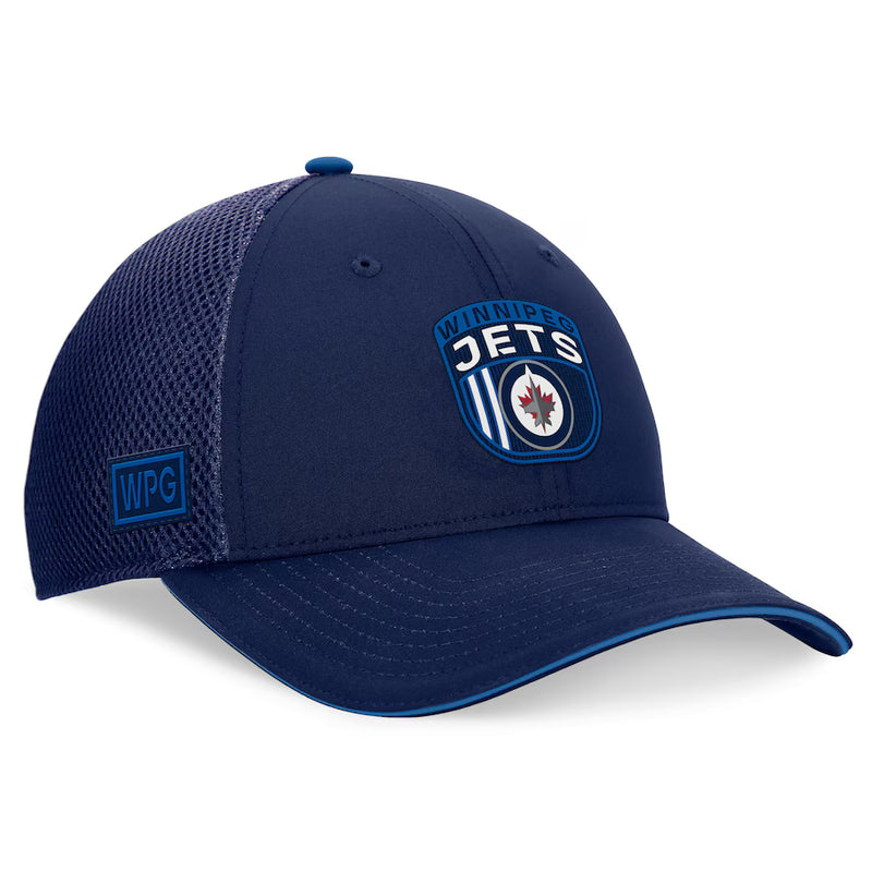 Load image into Gallery viewer, Winnipeg Jets 2024 NHL Draft On Stage Trucker Cap
