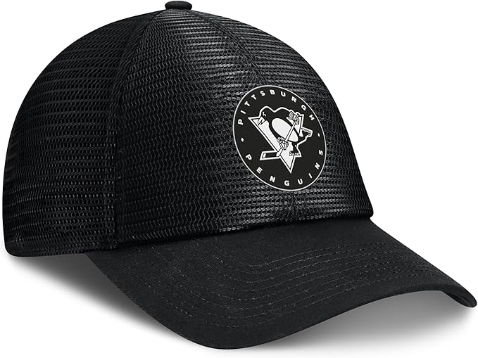 Load image into Gallery viewer, Pittsburgh Penguins NHL Sin Bin Mesh Adjustable Trucker Cap
