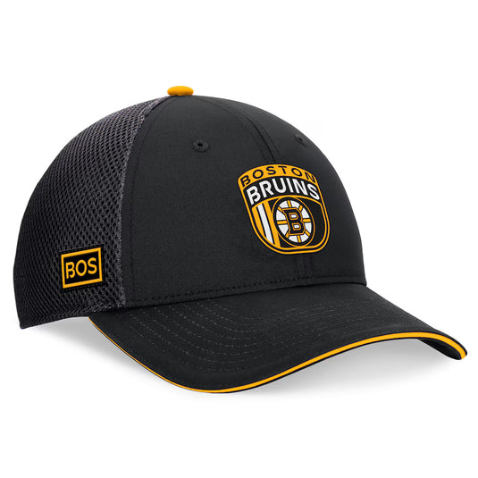 Boston Bruins 2024 NHL Draft On Stage Trucker Cap