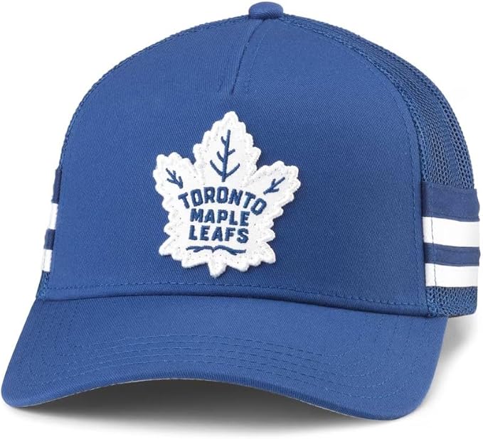 Toronto Maple Leafs NHL HotFoot Stripes Trucker Adjustable Cap