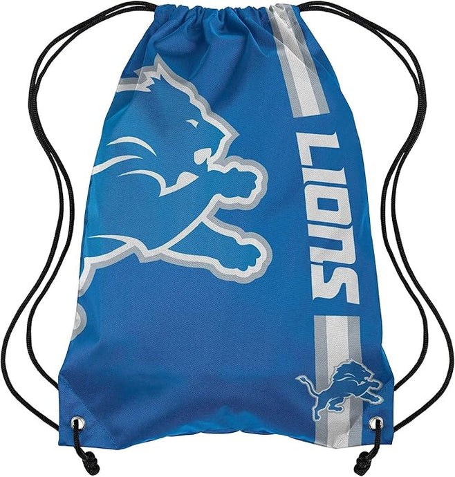 Detroit Lions NFL Big Logo Drawstring Bag