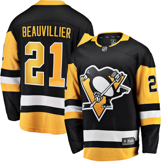 Anthony Beauvillier Pittsburgh Penguins NHL Fanatics Breakaway Home Jersey