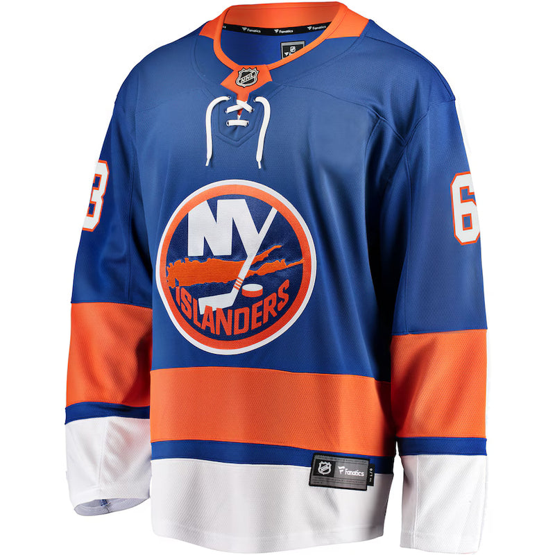 Chargez l&#39;image dans la visionneuse de la galerie, Maillot Domicile Breakaway des Fanatics de la LNH des Islanders de New York Mathew Barzal
