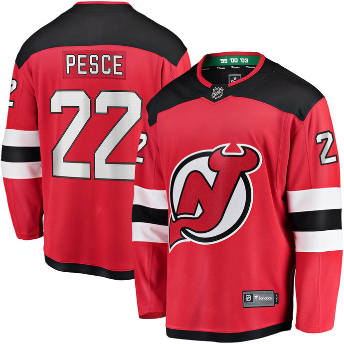 Jack Hughes New Jersey Devils NHL Fanatics Breakaway Maillot Domicile