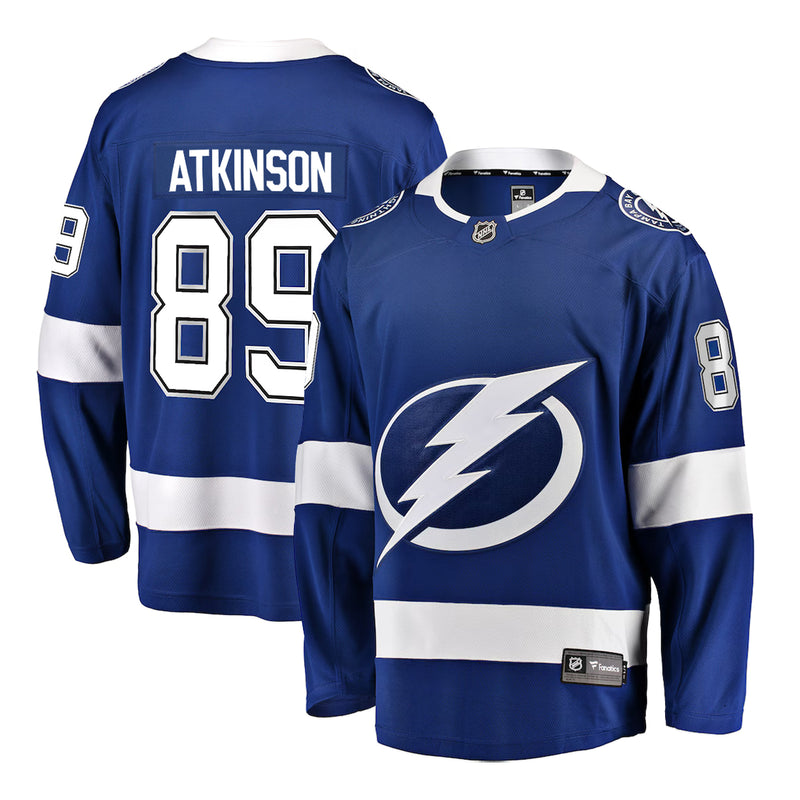 Load image into Gallery viewer, Cam Atkinson Tampa Bay Lightning NHL Fanatics Breakaway Home Jersey
