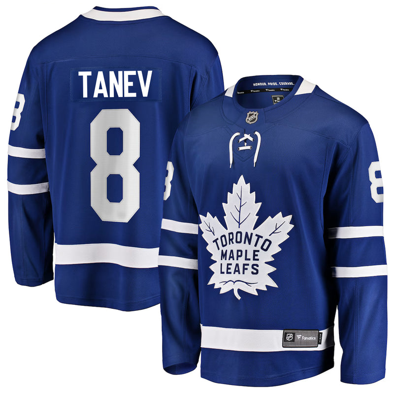 Load image into Gallery viewer, Chris Tanev Toronto Maple Leafs NHL Fanatics Breakaway Home Jersey
