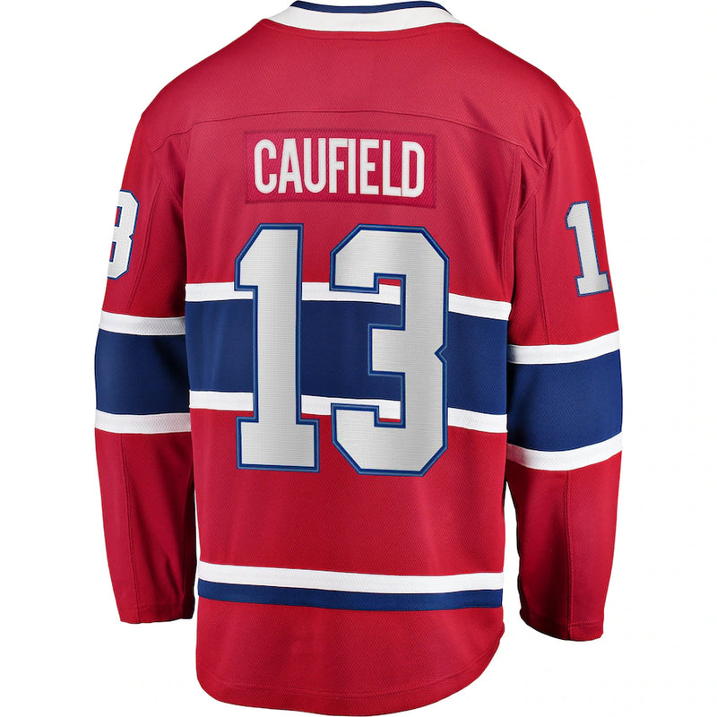 Chargez l&#39;image dans la visionneuse de la galerie, Cole Caufield Canadiens de Montréal NHL Fanatics Breakaway Maillot Domicile
