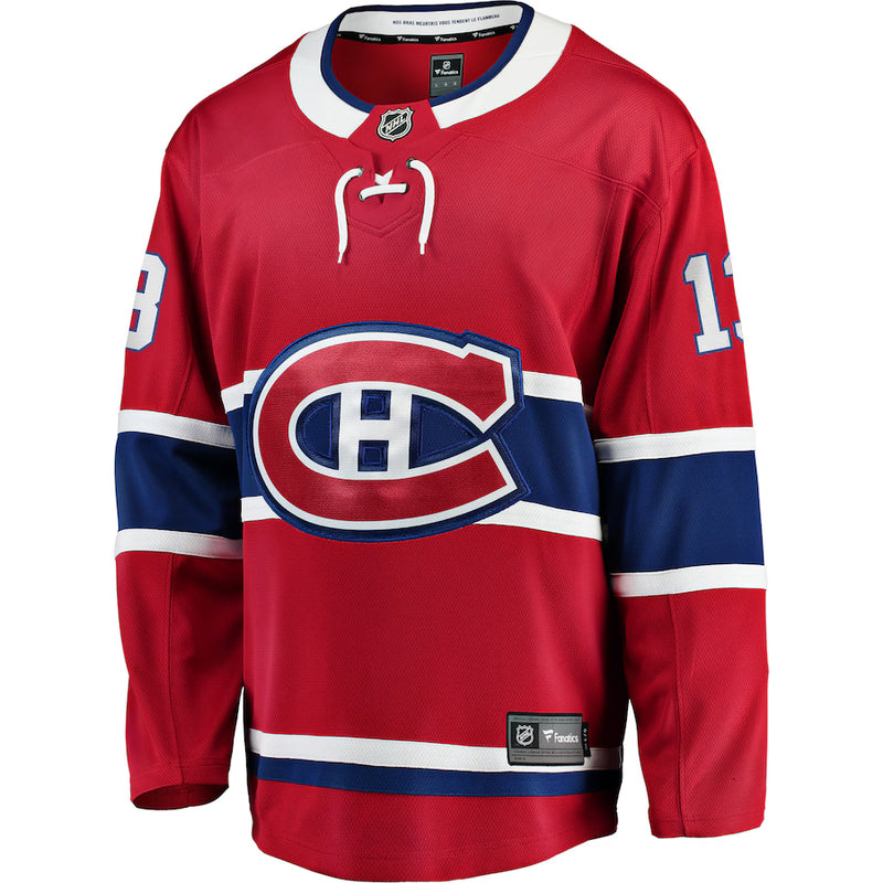 Chargez l&#39;image dans la visionneuse de la galerie, Cole Caufield Canadiens de Montréal NHL Fanatics Breakaway Maillot Domicile
