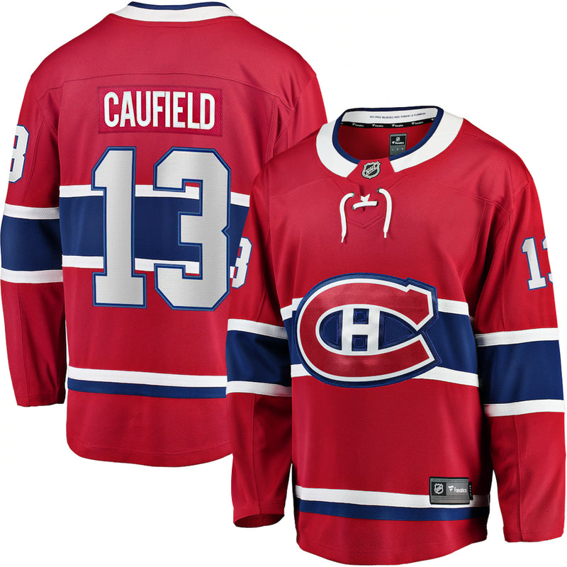 Chargez l&#39;image dans la visionneuse de la galerie, Cole Caufield Canadiens de Montréal NHL Fanatics Breakaway Maillot Domicile
