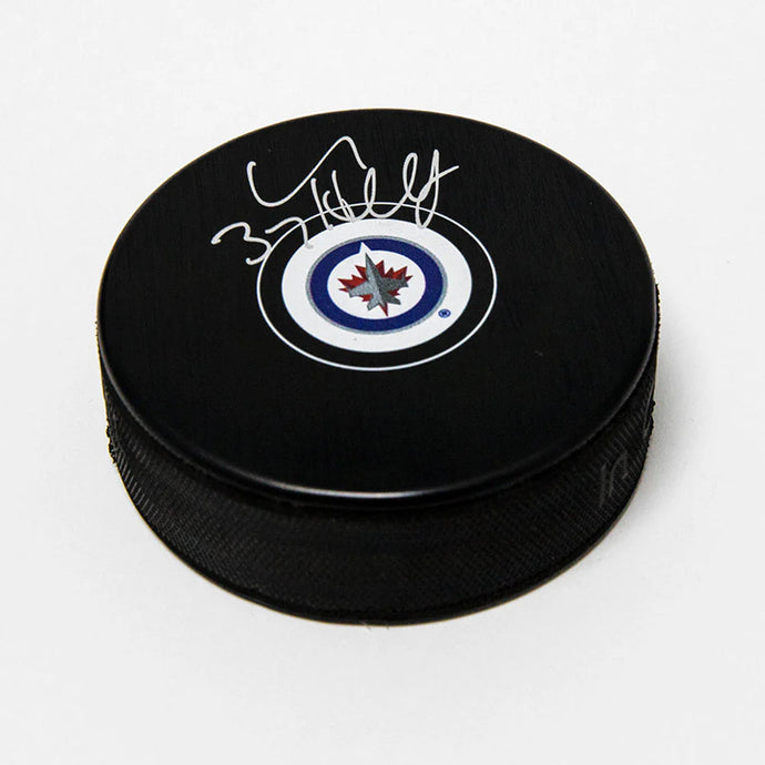 Connor Hellebuyck Signed Winnipeg Jets Puck