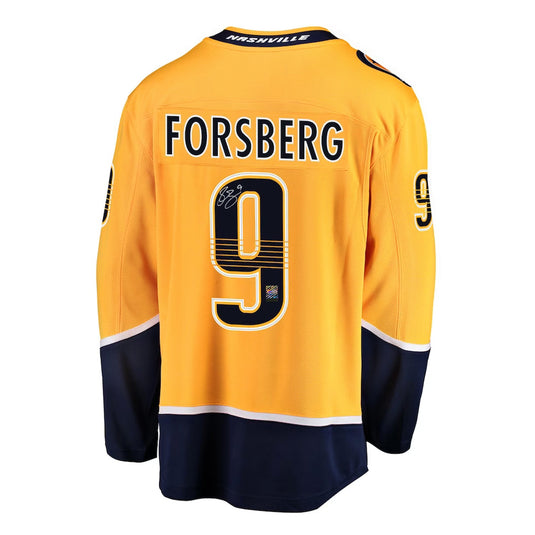 Filip Forsberg Signed Nashville Predators Home Jersey