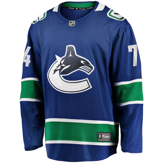 Jake DeBrusk Vancouver Canucks NHL Fanatics Breakaway Home Jersey