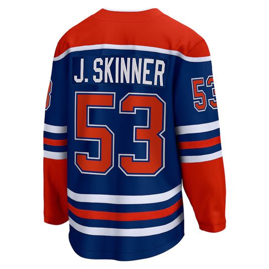 Jeff Skinner Edmonton Oilers NHL Fanatics Breakaway Royal Home Jersey