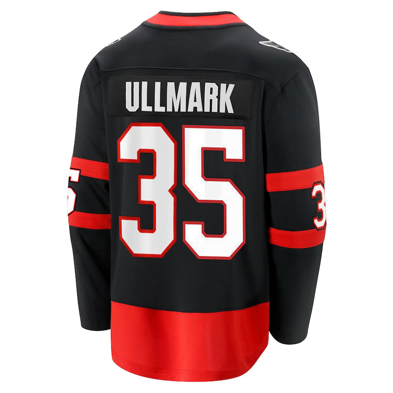 Chargez l&#39;image dans la visionneuse de la galerie, Thomas Chabot Sénateurs d&#39;Ottawa NHL Fanatics Breakaway Noir Maillot Domicile
