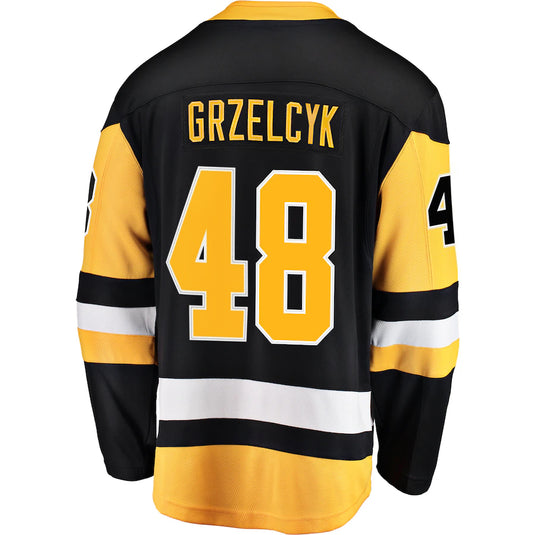 Matt Grzelcyk Pittsburgh Penguins NHL Fanatics Breakaway Home Jersey