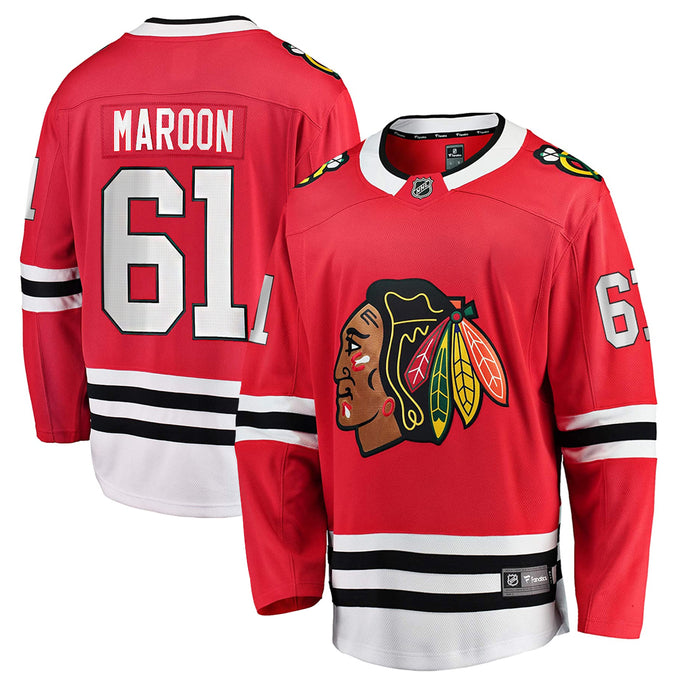 Patrick Maroon Chicago Blackhawks NHL Fanatics Breakaway Home Jersey