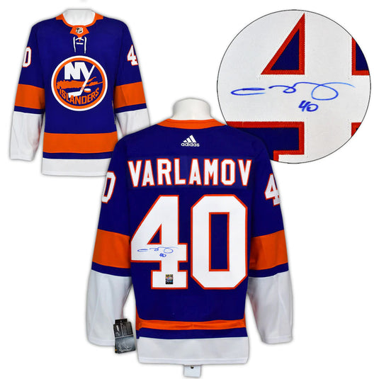 Semyon Varlamov Signed New York Islanders Jersey