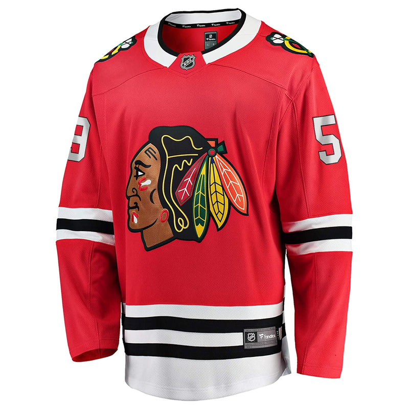 Chargez l&#39;image dans la visionneuse de la galerie, Connor Bedard Chicago Blackhawks NHL Fanatics Breakaway Maillot Domicile
