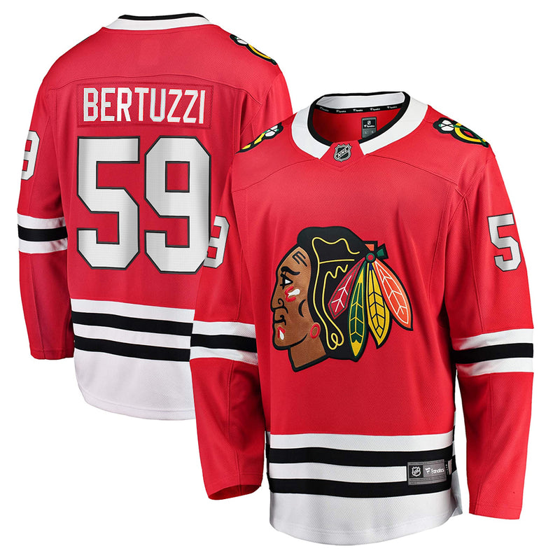 Load image into Gallery viewer, Tyler Bertuzzi Chicago Blackhawks NHL Fanatics Breakaway Home Jersey
