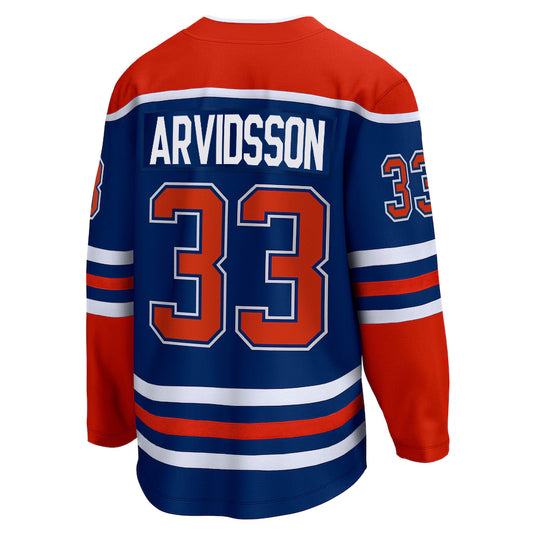 Viktor Arvidsson Edmonton Oilers NHL Fanatics Breakaway Royal Home Jersey