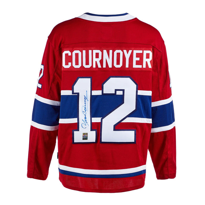 Yvan Cournoyer Signed Montreal Canadiens Jersey