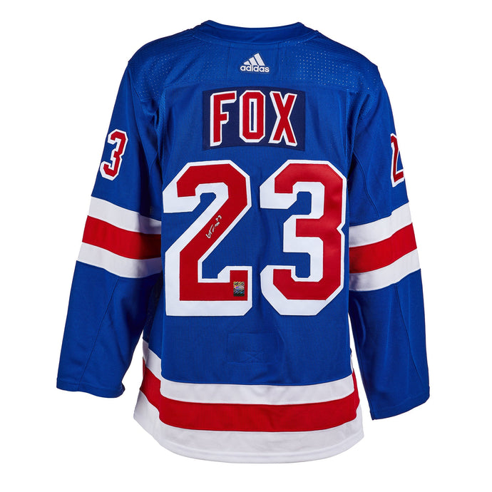 Adam Fox Signed New York Rangers Jersey