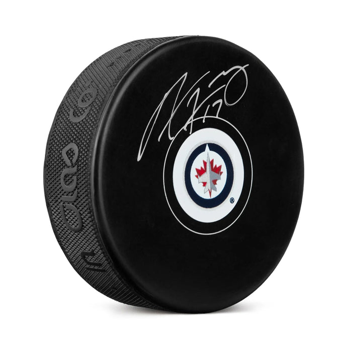 Adam Lowry Signed Winnipeg Jets Puck