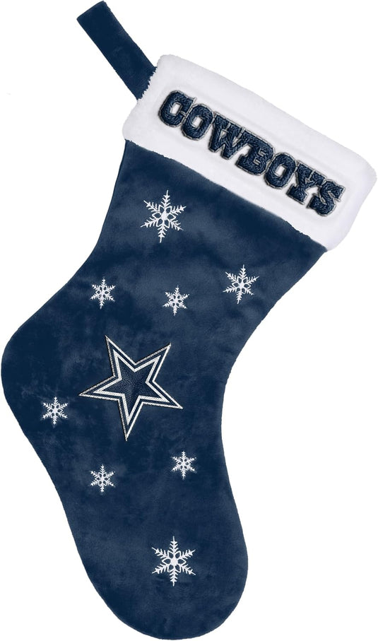 Dallas Cowboys NFL Snowflake Stocking