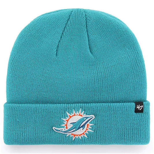 Miami Dolphins NFL Raised Cuffed Knit Beanie