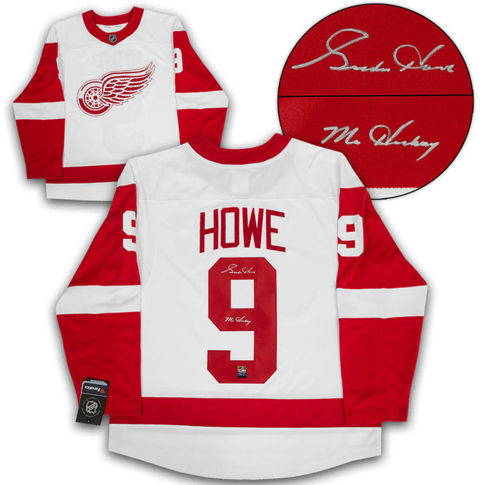 Gordie Howe Signed Detroit Red Wings Fanatics away Jersey