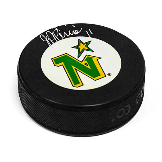 J.P. Parise Signed Minnesota North Stars Puck