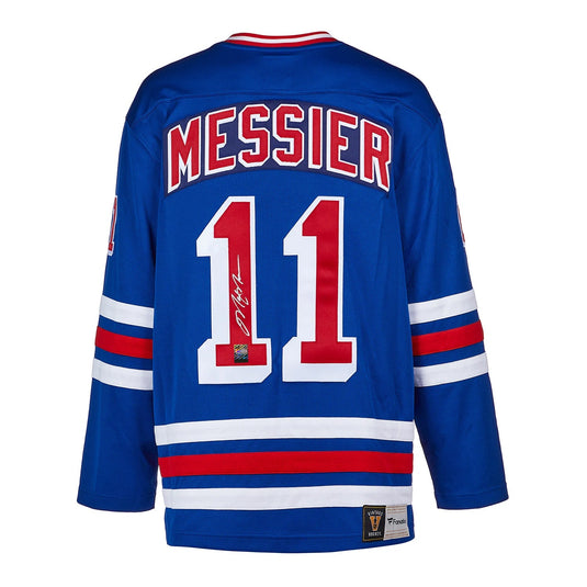 Mark Messier Signed New York Rangers Vintage Jersey