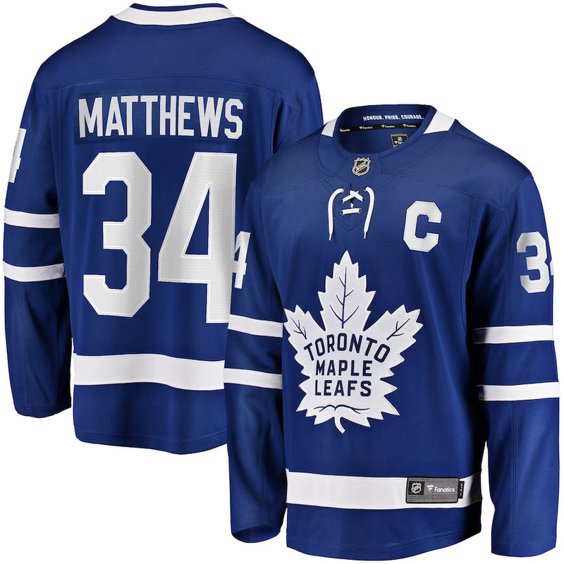 Chargez l&#39;image dans la visionneuse de la galerie, Auston Matthews Toronto Maple Leafs NHL Fanatics Breakaway Maillot Domicile
