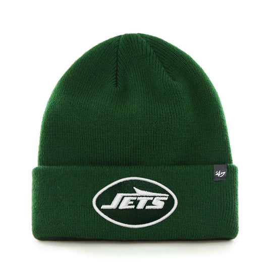 New York Jets NFL Raised Cuffed Knit Beanie