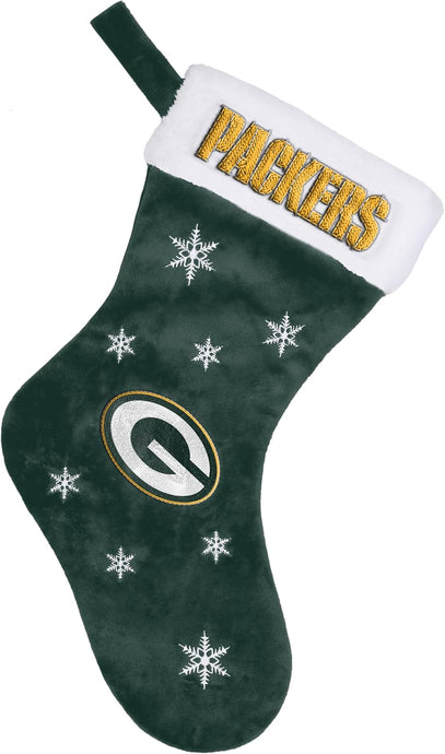 Green Bay Packers NFL Snowflake Stocking