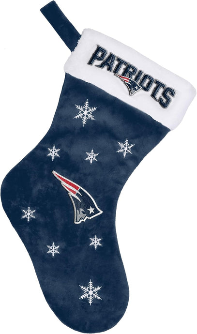 New England Patriots NFL Snowflake Stocking