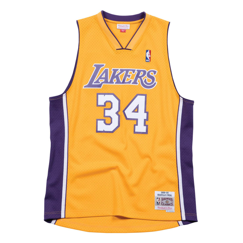 Load image into Gallery viewer, Shaquille O&#39;Neal Los Angeles Lakers Home 1999-00 Swingman Jersey
