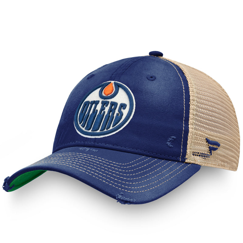 Chargez l&#39;image dans la visionneuse de la galerie, Casquette réglable de camionneur True Classic NHL des Oilers d&#39;Edmonton
