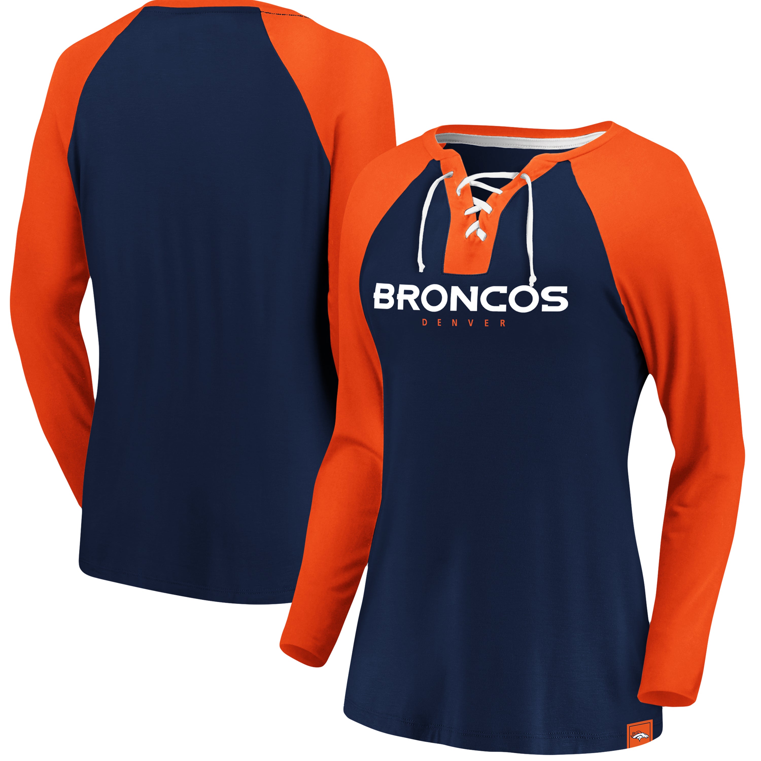 Denver broncos long outlet sleeve shirt womens