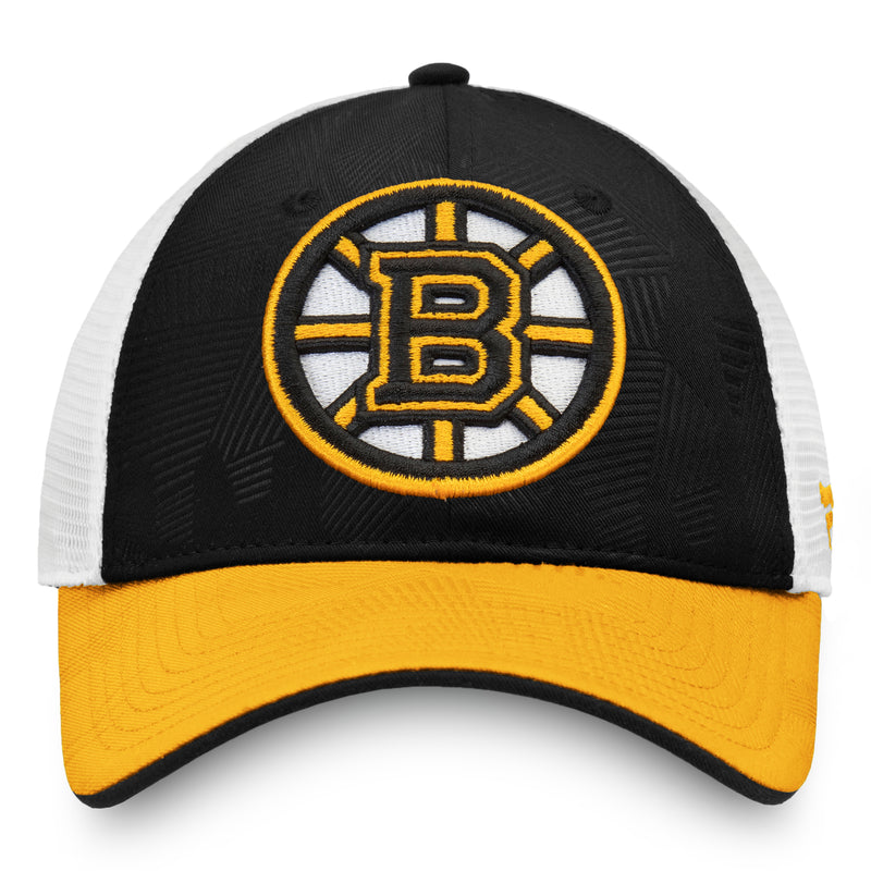 Chargez l&#39;image dans la visionneuse de la galerie, Casquette réglable de camionneur emblématique des Bruins de Boston de la LNH révisée
