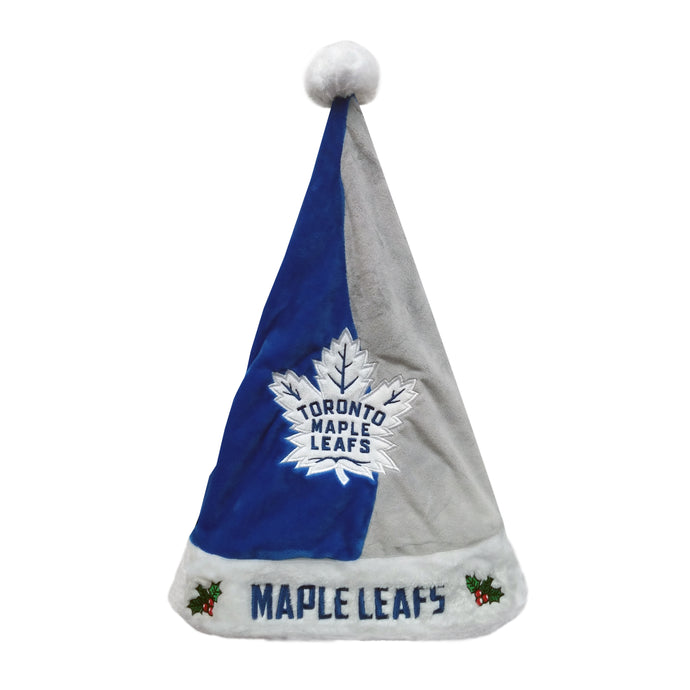 Chapeau de Père Noël de l'équipe des Maple Leafs de Toronto