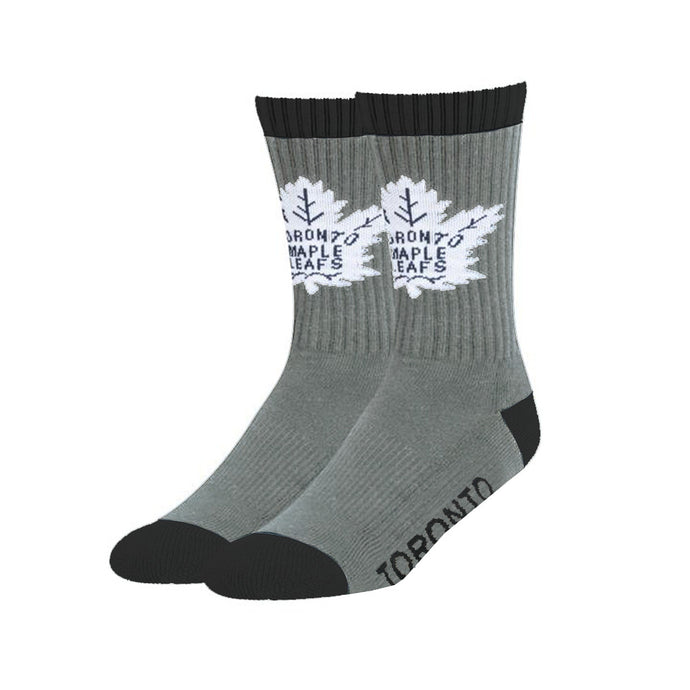 Toronto Maple Leafs NHL Bolt 47 Sport Grey Socks