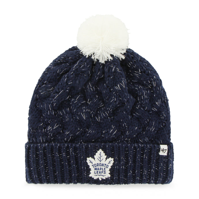 Tuque en tricot à revers Fiona des Maple Leafs de Toronto de la LNH pour femmes