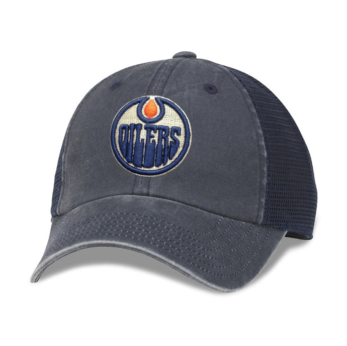 Casquette Raglan Bones de la LNH des Oilers d'Edmonton