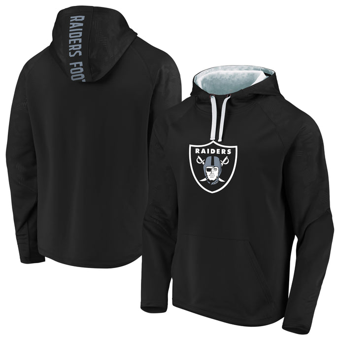 Las Vegas Raiders NFL Fanatics Defender Logo principal Sweat à capuche