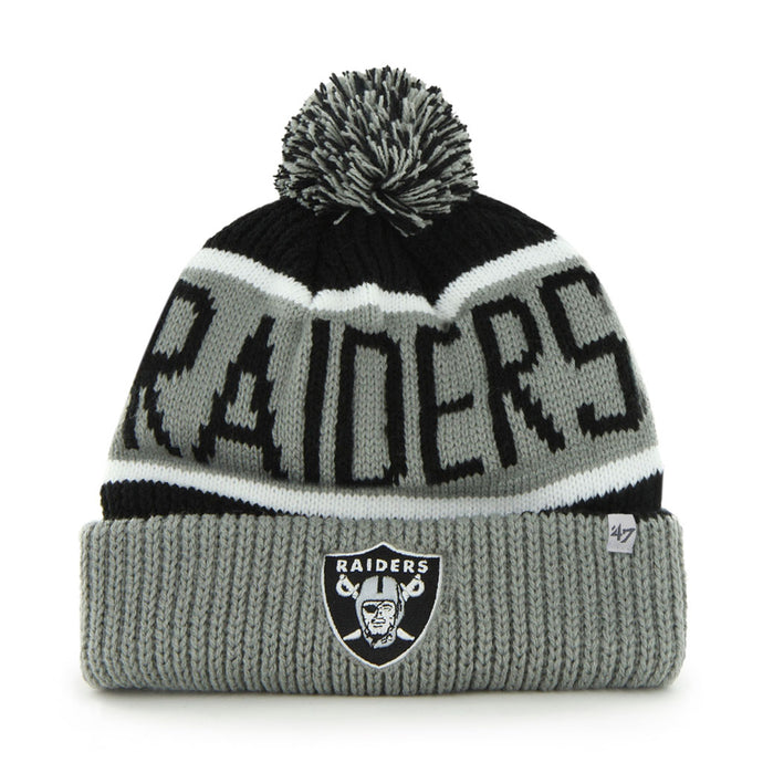 Tuque en tricot à revers NFL City des Raiders de Las Vegas