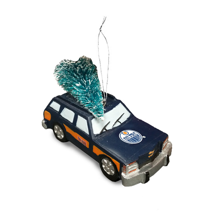 Edmonton Oilers NHL Station Wagon Tree Ornament