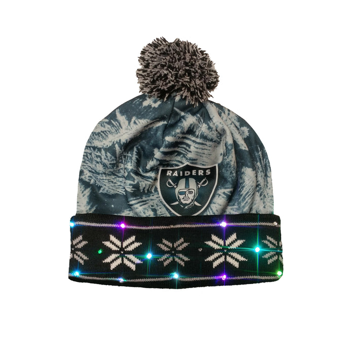 Tuque lumineuse à LED des Las Vegas Raiders NFL